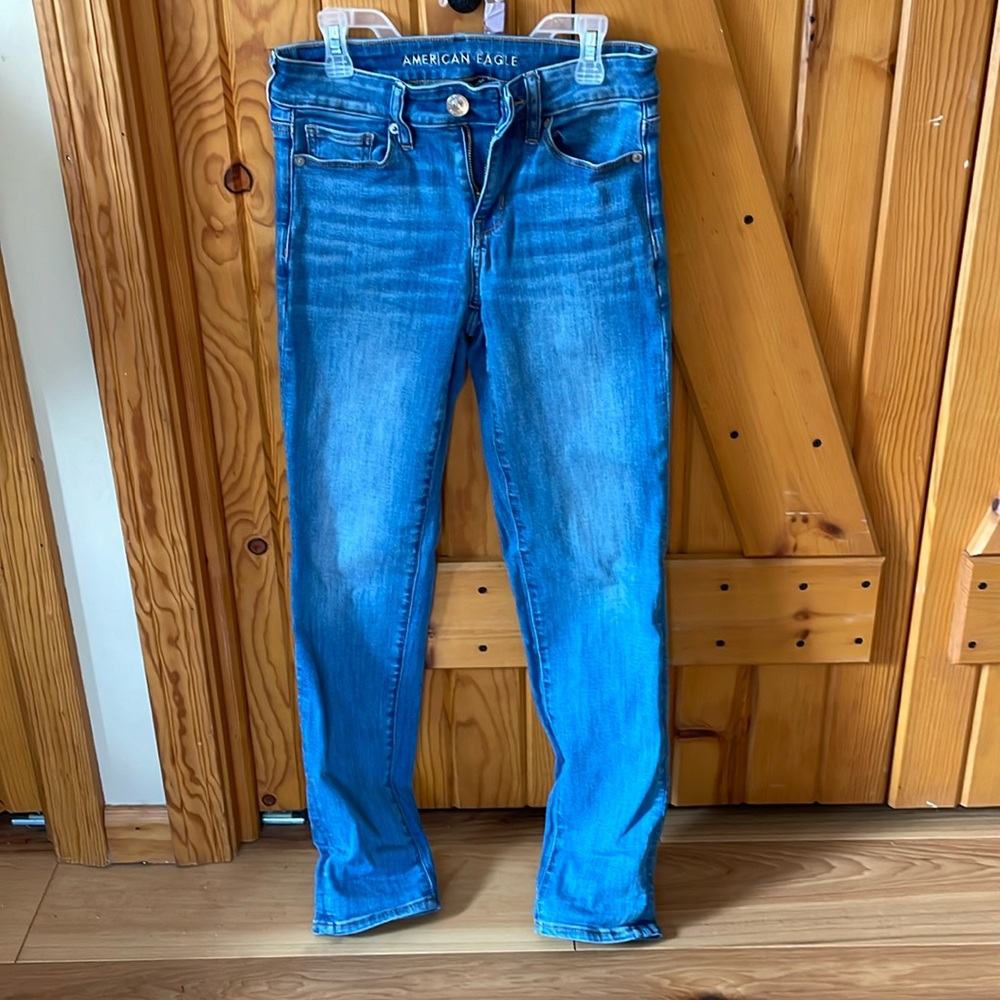 American eagle stretch skinny straight leg size zero
